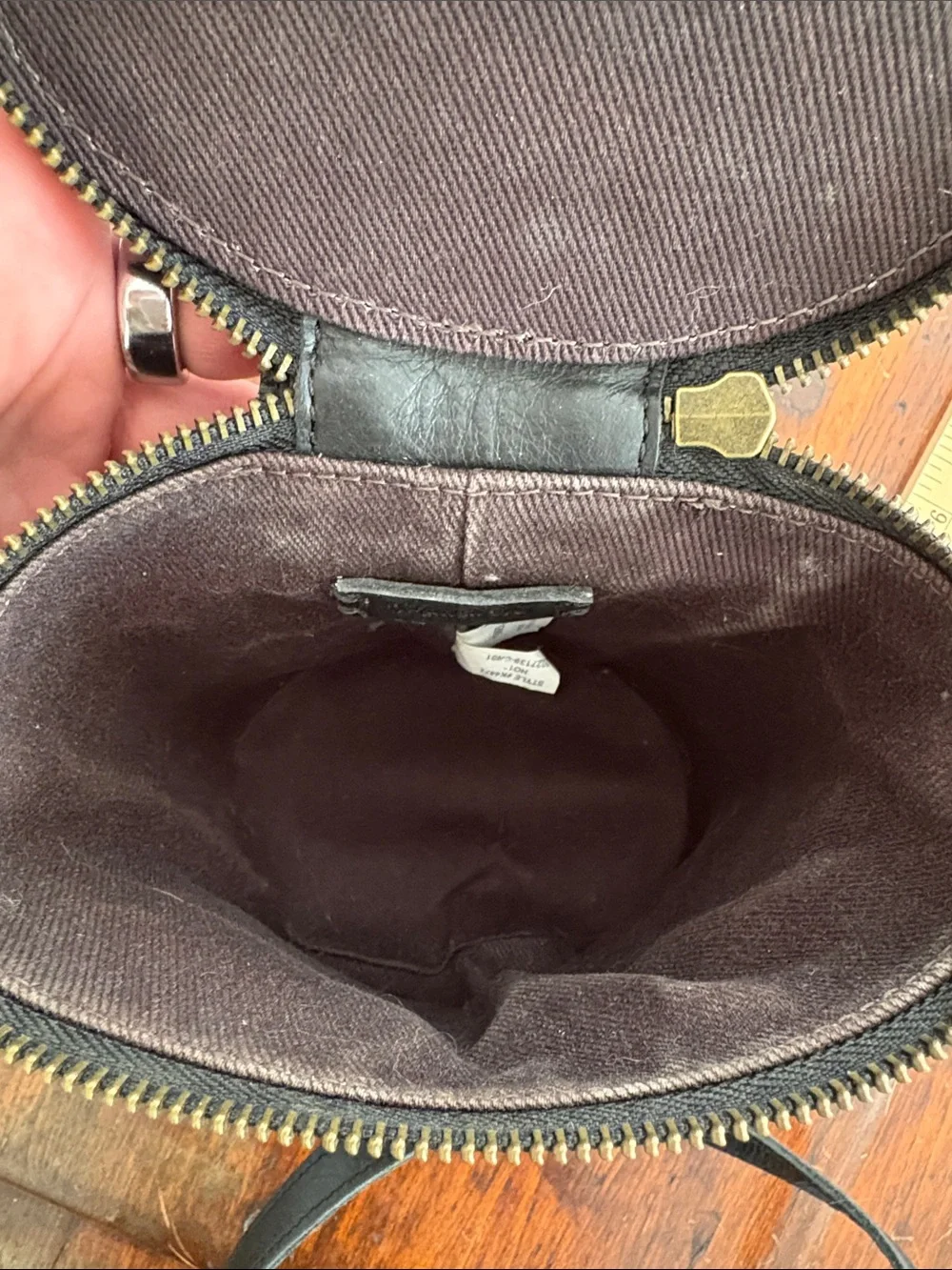 Madewell Black Leather Crossbody Mini Satchel